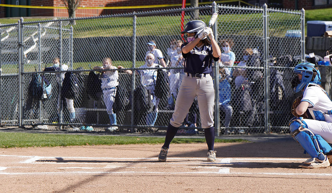 Softball: Falcons fall twice in return to action at Lasell University