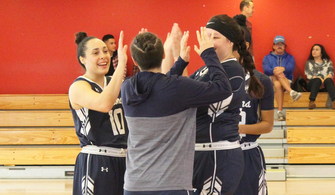 Lady Falcons Hit The Century Mark For The First Time This Season With A Win Over Vermont Tech