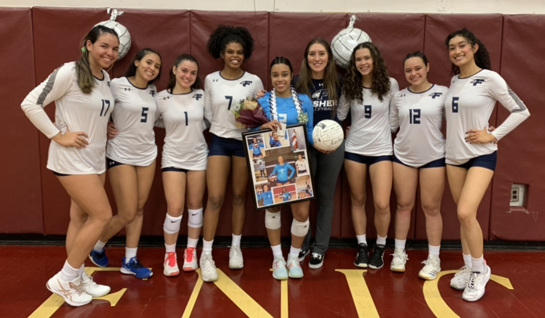 Women's Volleyball: Falcons send off Aime with win