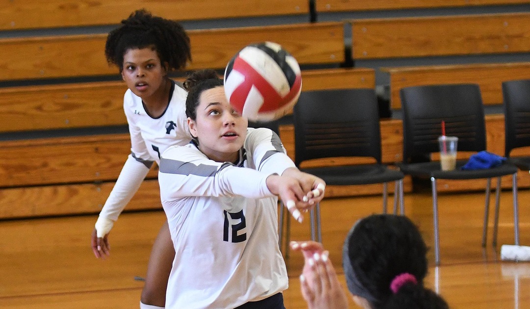 Women's Volleyball: Falcons sweep tri-match at Castleton